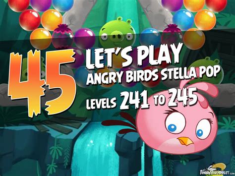 Angry Birds Stella Pop Levels 241 to 245 Secret Lagoon Walkthroughs ...