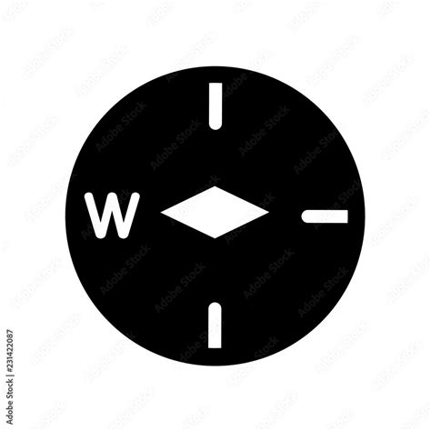 West icon. Trendy West logo concept on white background from Maps and Locations collection Stock ...