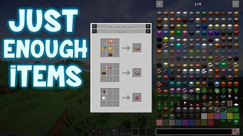 The Just Enough Items (JEI) mod adds a new one to the inventory menu, in it you can see all game ...