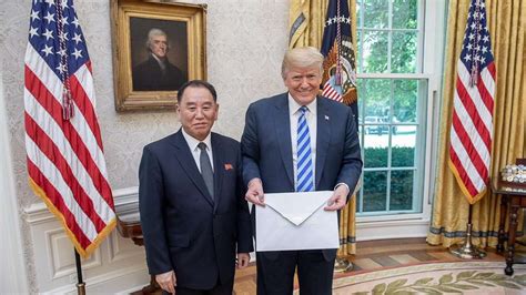 Watch: Donald Trump praises 'very nice letter' from Kim Jong Un, then ...