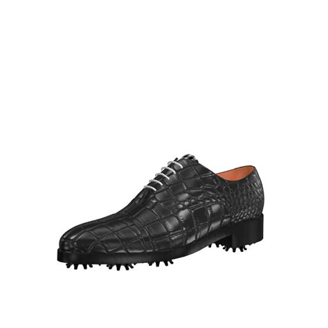 Black golf shoes Liam - Golf BespokeShoes