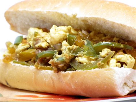 Enjoy Pepper and Egg Sandwiches During Lent