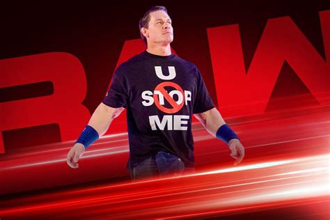 Wwe Raw John Cena Red