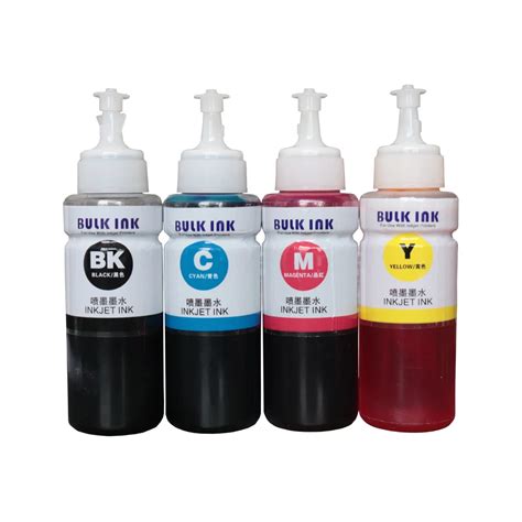 1 set 4 color Non OEM Refill Ink Kit Refill Ink Kit Dye Based for Epson L100 L110 L120 L132 L210 ...