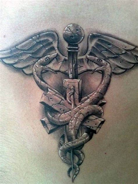 60 Caduceus Tattoo Designs for Men [2023 Inspiration Guide]