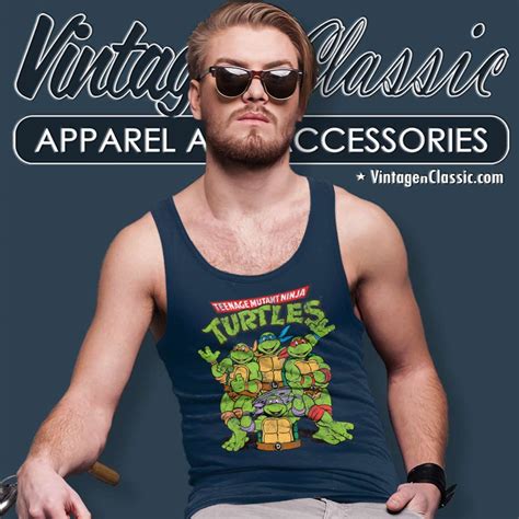 Teenage Mutant Ninja Turtles Classic Retro Logo Shirt - Vintagenclassic Tee