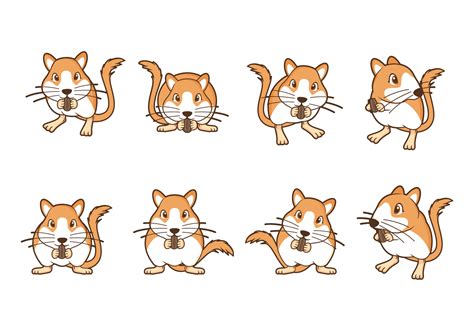 Gerbil Cartoon Vector 152892 Vector Art at Vecteezy