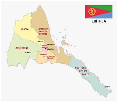 Eritrea Country Map