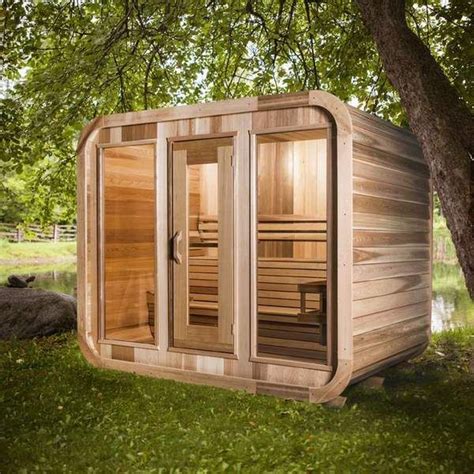 Luna Outdoor Sauna | Outdoor sauna, Sauna design, Sauna