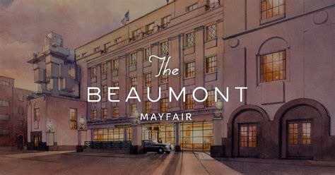 The Beaumont is an independent, distinctive hotel in the classic tradition. Superbly located on ...