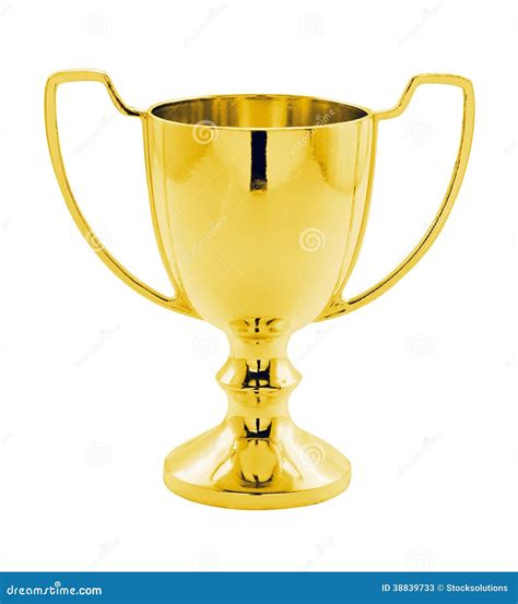 Gold Winners Trophy Isolated Stock Photo - Image: 38839733