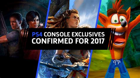 PS4 Console Exclusives Confirmed for 2017 - GameSpot