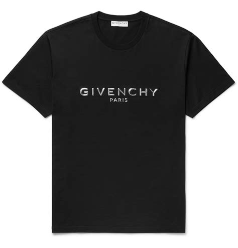 Givenchy - Logo-Embellished Cotton-Jersey T-Shirt - Black Givenchy