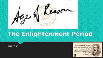 Enlightenment Literature Unit Guide by Kristen Brandon | TpT