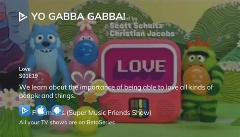 Watch Yo Gabba Gabba! season 1 episode 19 streaming