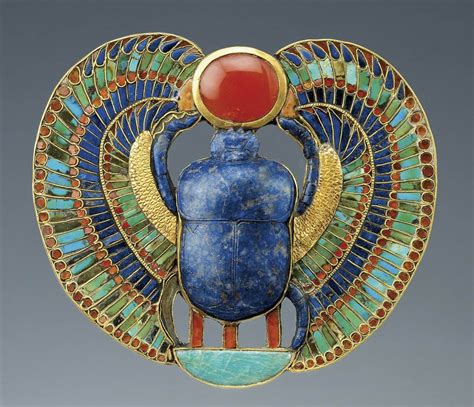 Winged Scarab Pectoral of Tutankhamun - Egypt Museum