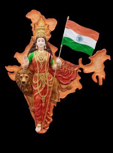 Reyal FRP Bharat Mata Statue, Office, Size: 6X6X1.5 at Rs 65000/piece ...