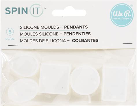 We R Memory Keepers Spin It Epoxy Mold 5/Pkg-Pendant – American Crafts