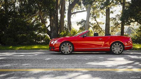 2014 Bentley Continental GT Speed Convertible St. James Red - Side ...