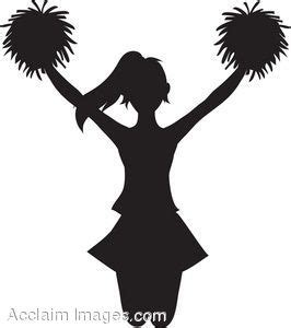 cheerleading | Cheerleader clipart, Cheerleading, Silhouette