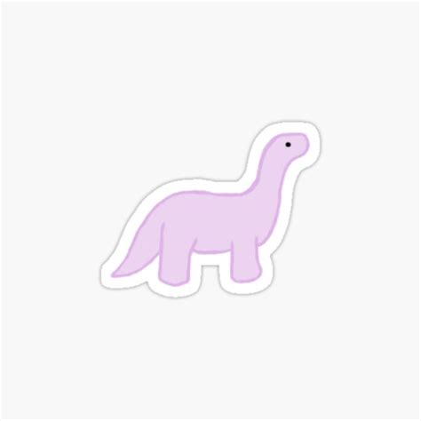 "pink dinosaur sticker" Sticker for Sale by corinnahofler | Redbubble