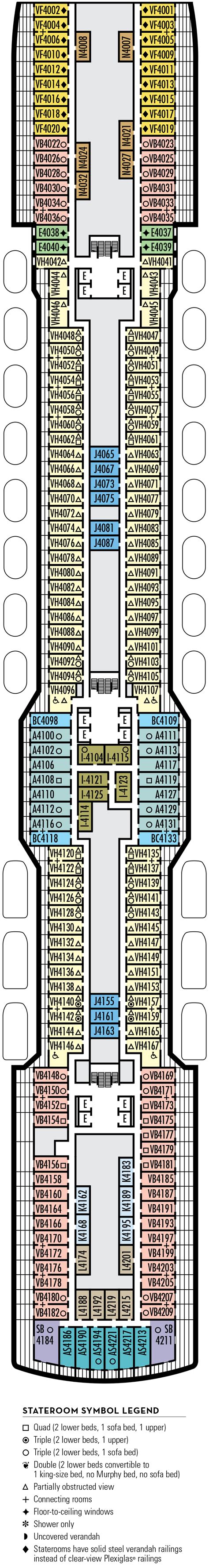 Koningsdam – Deck Plans - Planet Cruise IE