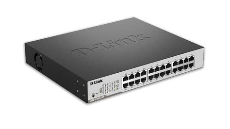 Switch Administrable Easy Smart , con 24 puertos Gigabit (12 puertos PoE Gigabit) marca D-Link ...