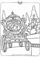 Cinderella Carriage Coloring Pages Printable sketch template
