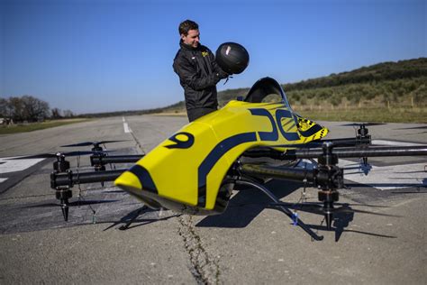 "Big Drone", a Manned Aerobatic Drone, Successfully Completes Test Flight - The Flighter