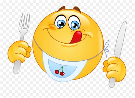 Cartoon Fork Png - Hungry Emoticon,Yummy Png - free transparent png ...