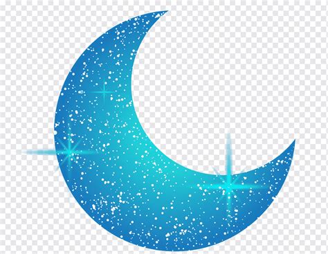 Teal crescent moon, Blue moon Blue moon, Blue moon shines, blue, teal, decorative png | PNGWing