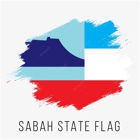 Premium Vector | Malaysia State Sabah Vector Flag Design Template Sabah Flag for Independence ...