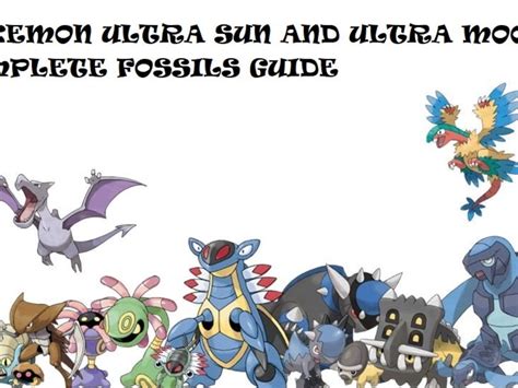 Arriba 65+ imagen all fossil pokémon - Abzlocal.mx