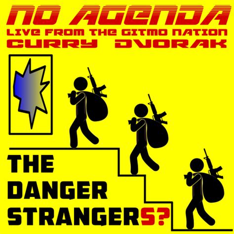 No Agenda Art Generator :: Danger Strangers (corrected colors)