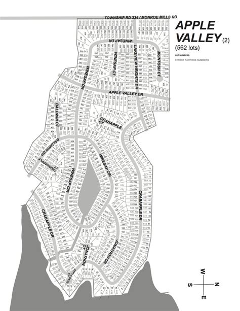 Apple Valley Lake Subdivision