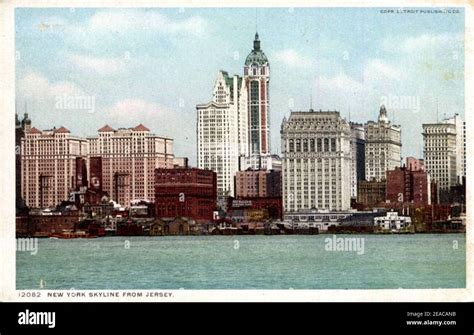 New York Skyline from New Jersey Stock Photo - Alamy