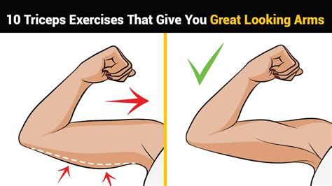 10 Tricep Exercises That Give You Great Looking Arms | Power of Positivity