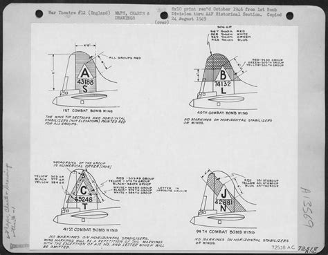 Eighth Air Force Bomber Markings – Fuselage Wings Nose « The Arrowhead Club