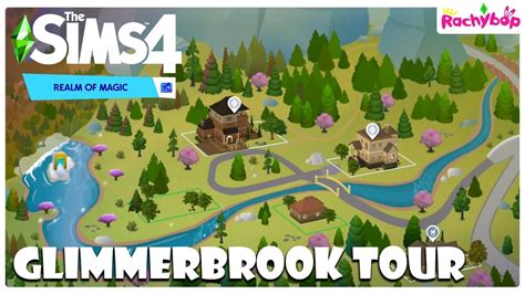 The Sims 4 REALM OF MAGIC Glimmerbrook tour! - YouTube