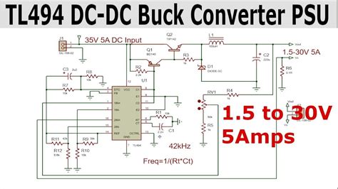 Adjustable Buck Boost Converter Circuit Diagram