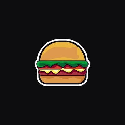 Burger Logo Vector Art, Icons, and Graphics for Free Download