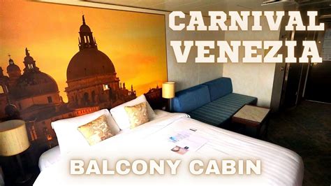 CARNIVAL VENEZIA - Balcony cabin - 8476 - YouTube