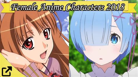 Top 100 Female Anime Characters 2018 - YouTube