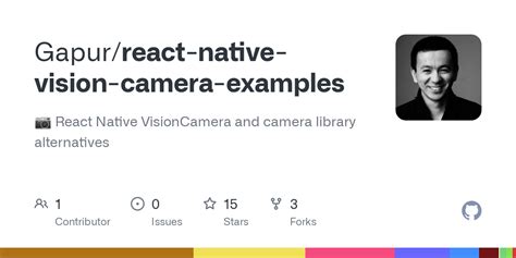 GitHub - Gapur/react-native-vision-camera-examples: 📷 React Native VisionCamera and camera ...