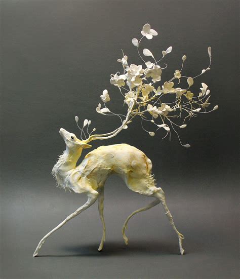 Surrealist Sculptures by Ellen Jewett Merge Plant and Animal Life ...