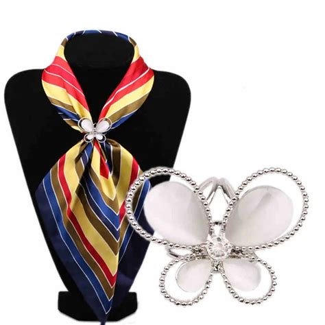 New Arrivals Butterfly Brooch Scarf Buckle Rhinestone Opal Luxury Brooches for Women Pin Up ...