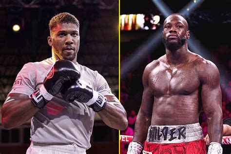 Anthony Joshua appears to confirm Deontay Wilder fight in December with ...