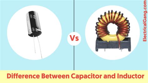 Difference Between Capacitor and Inductor | Capacitor vs Inductor