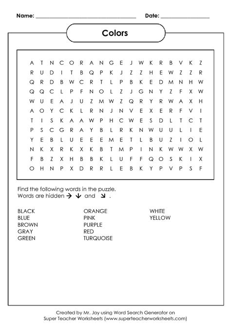 Reading Printable Puzzle - Printable Crossword Puzzles