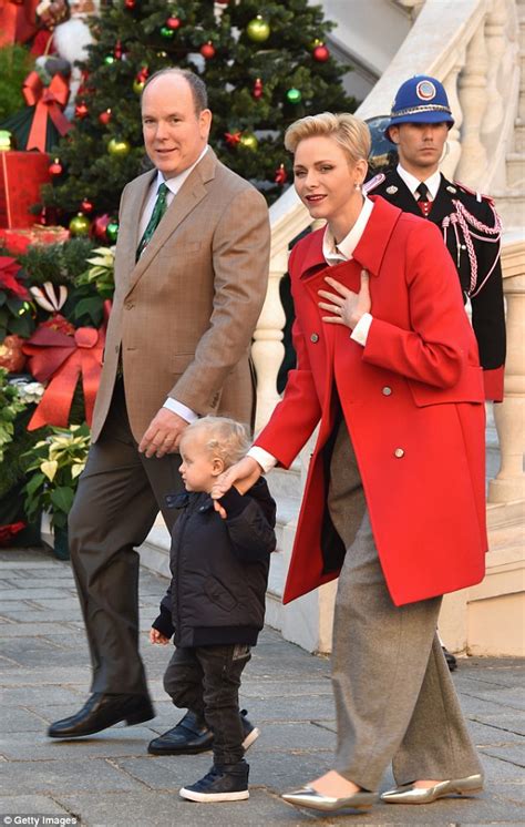 Monaco's royal twins join Princess Charlene and Prince Albert to give ...